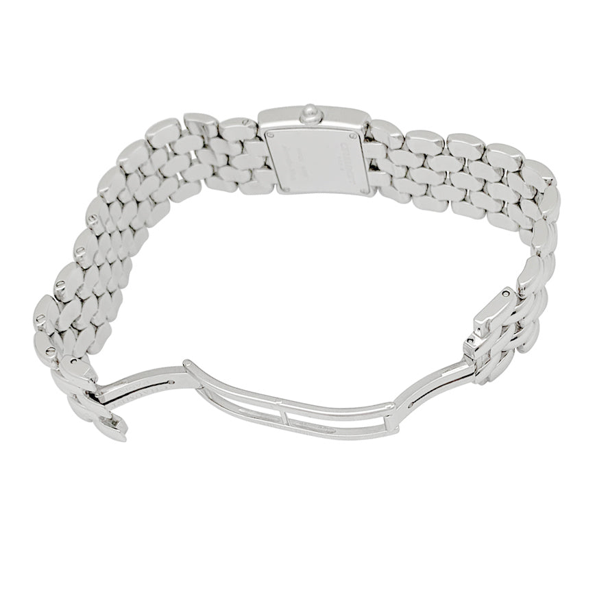 Chaumet watch, "Khésis", in steel, diamonds.