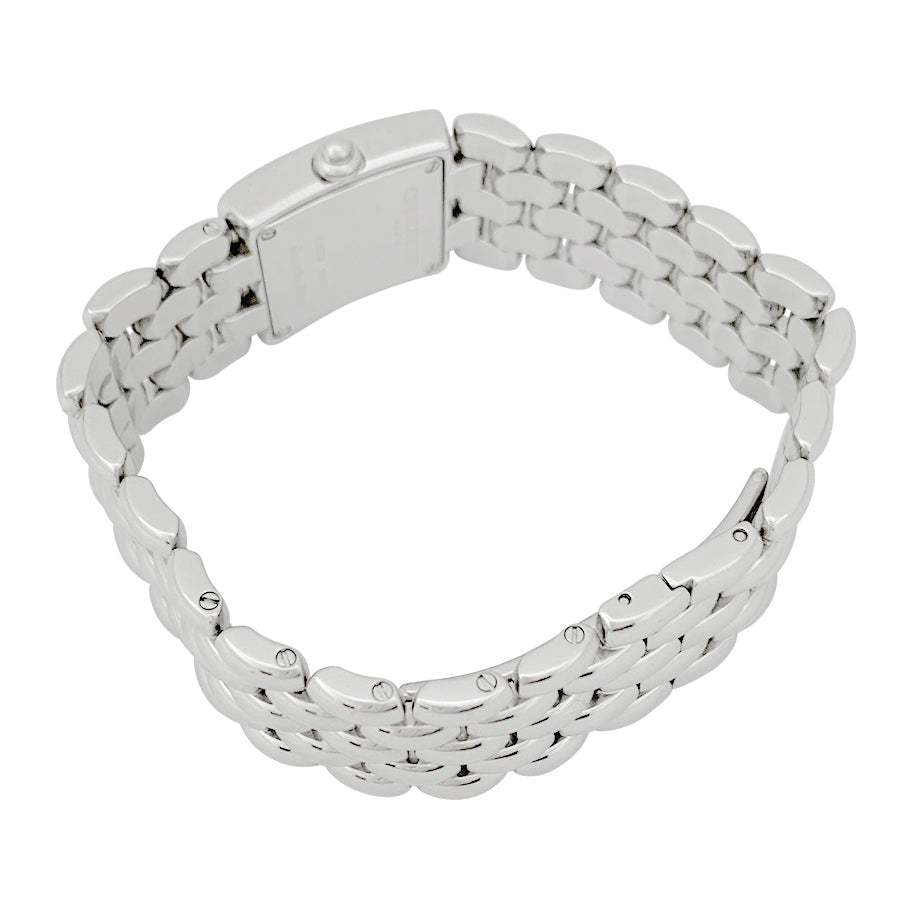 Chaumet watch, "Khésis", in steel, diamonds.