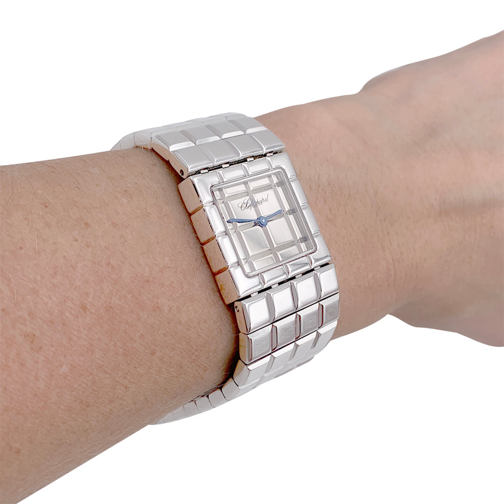 Chopard watch, "Ice Cube", steel.