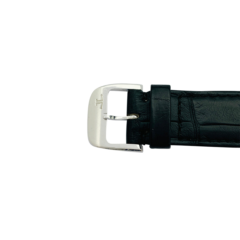Jaeger Lecoultre watch, "Master", steel on leather.