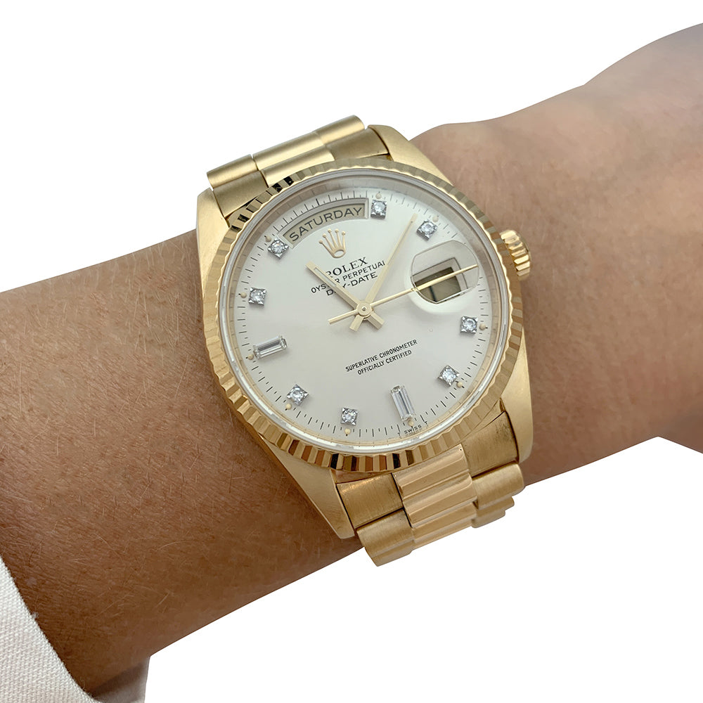 Rolex watch, "Day-Date", yellow gold.