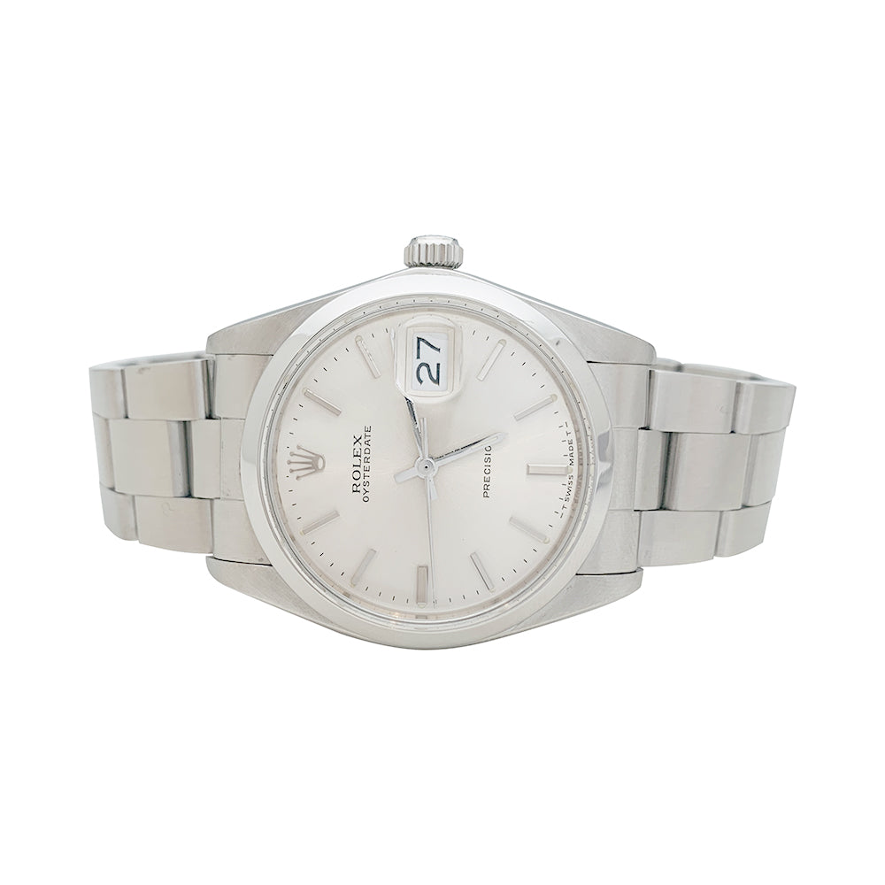 Rolex "Oyster Date" watch in steel.