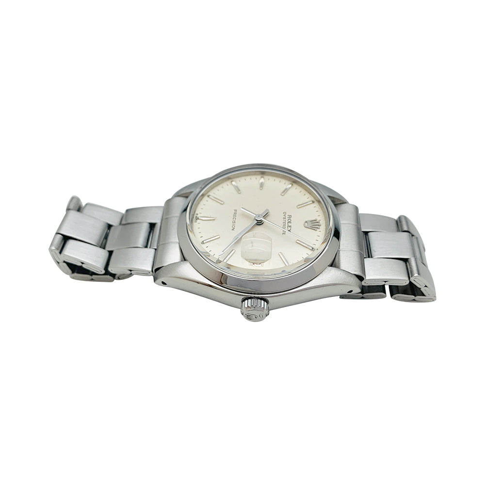 Rolex "Oyster Date" watch in steel.
