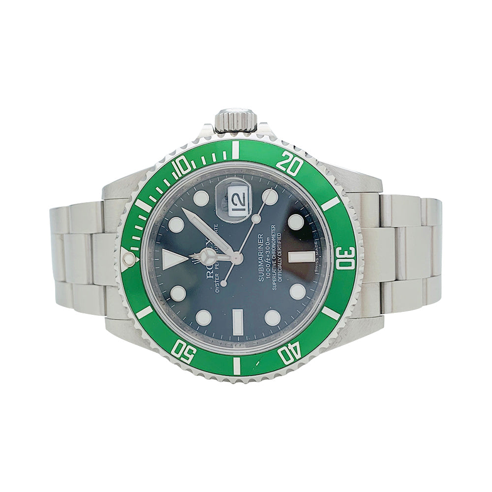 Rolex "Submariner" watch in steel.