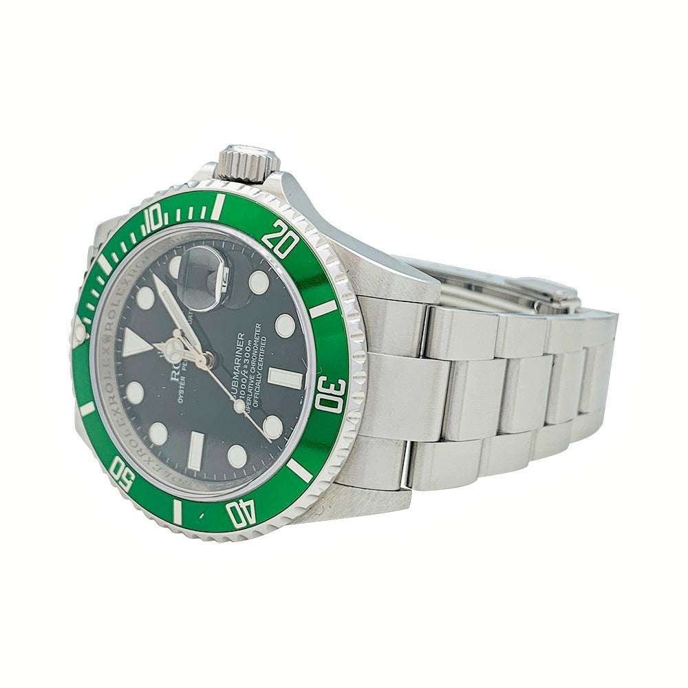 Rolex "Submariner" watch in steel.