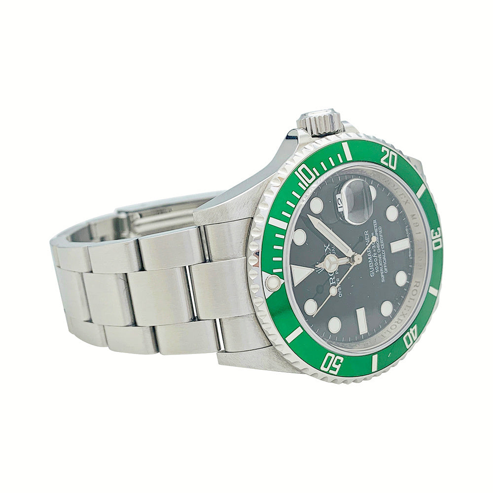 Rolex "Submariner" watch in steel.