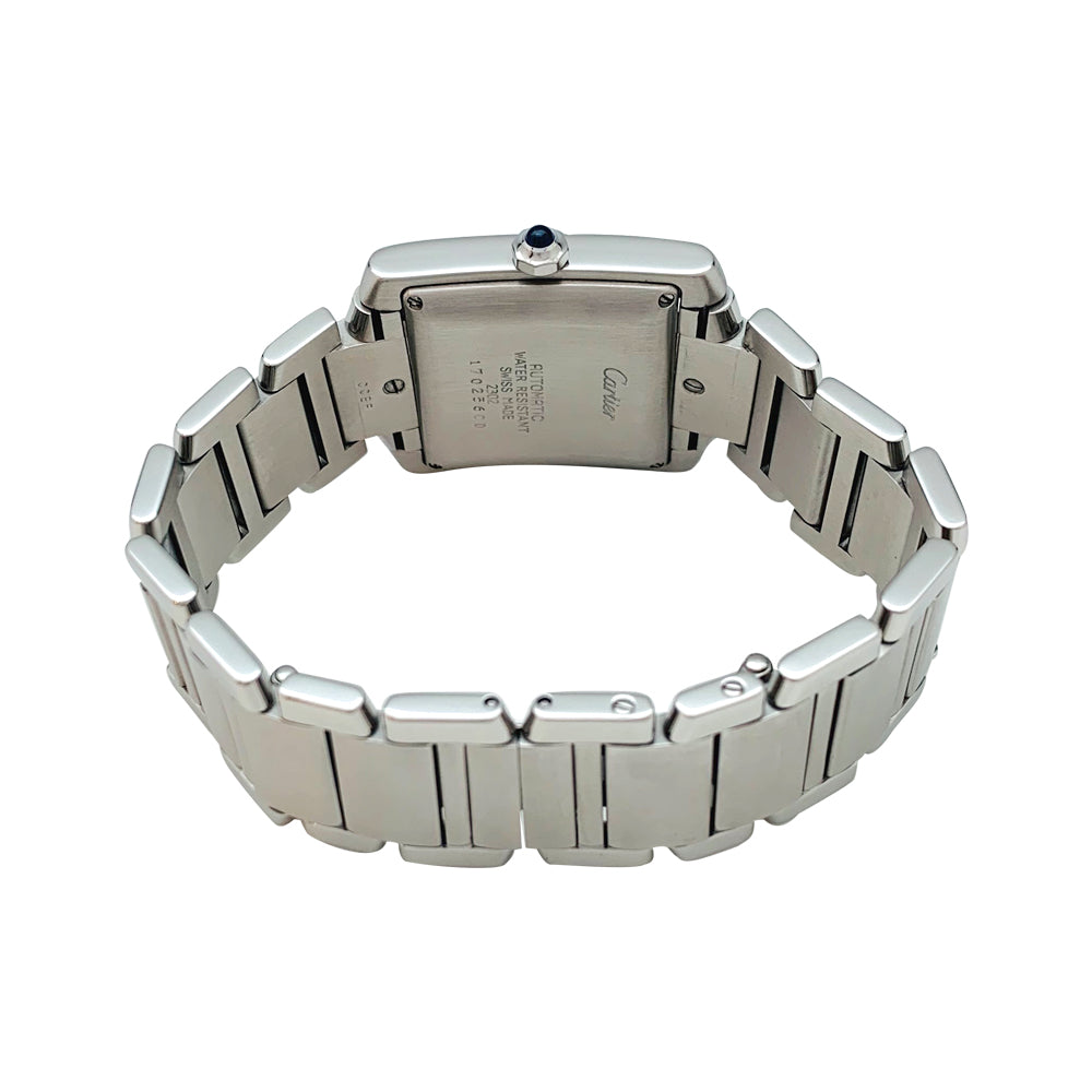 Cartier "Tank Française" steel watch