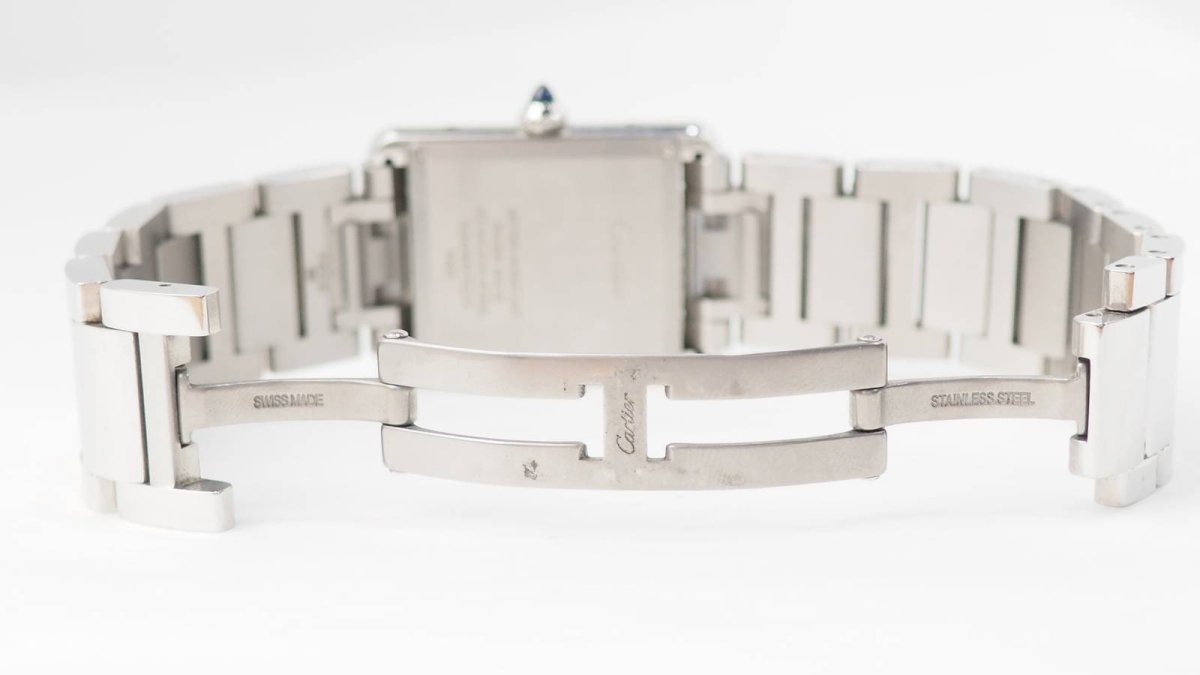 Cartier, Montre Tank 4323 Acier sur Acier - Maison Eloe