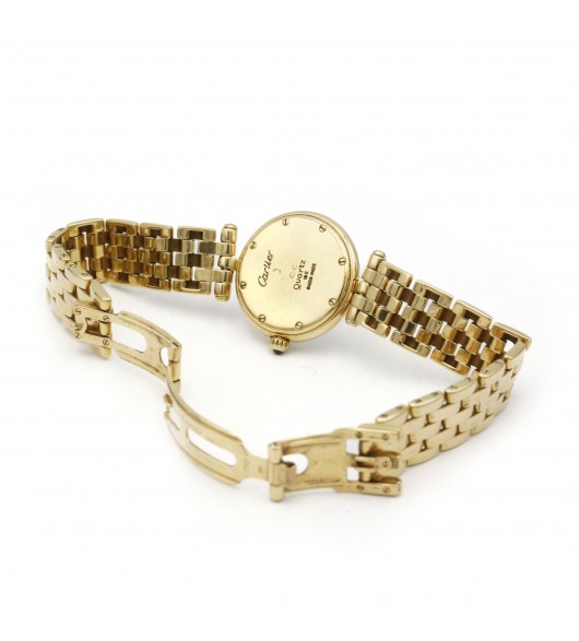 Cartier, "Vendome" Watch in Gold on Gold