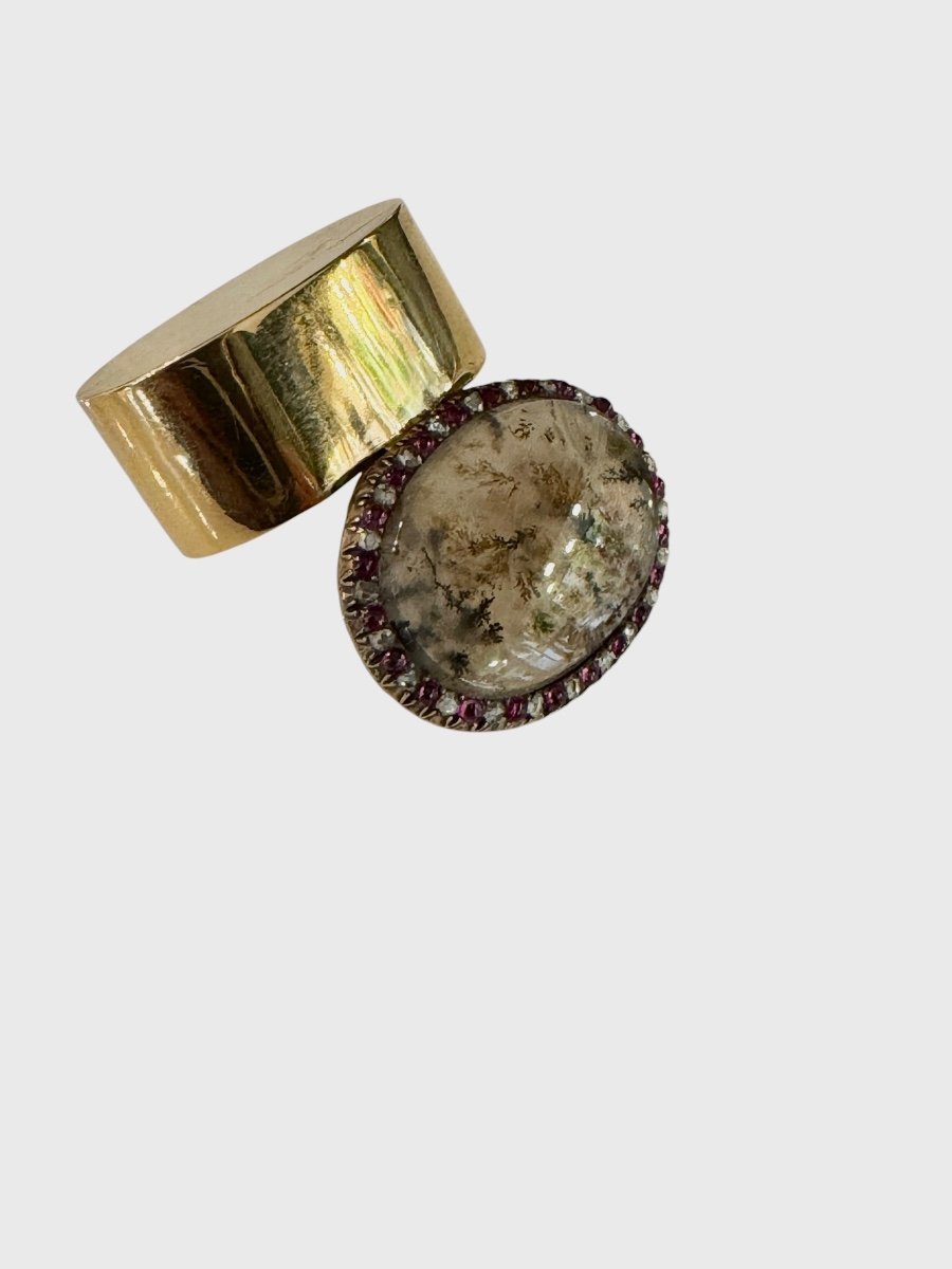 Napoleon III, Pilulier En Or, Agate, Rubis Et Diamants - Maison Eloe