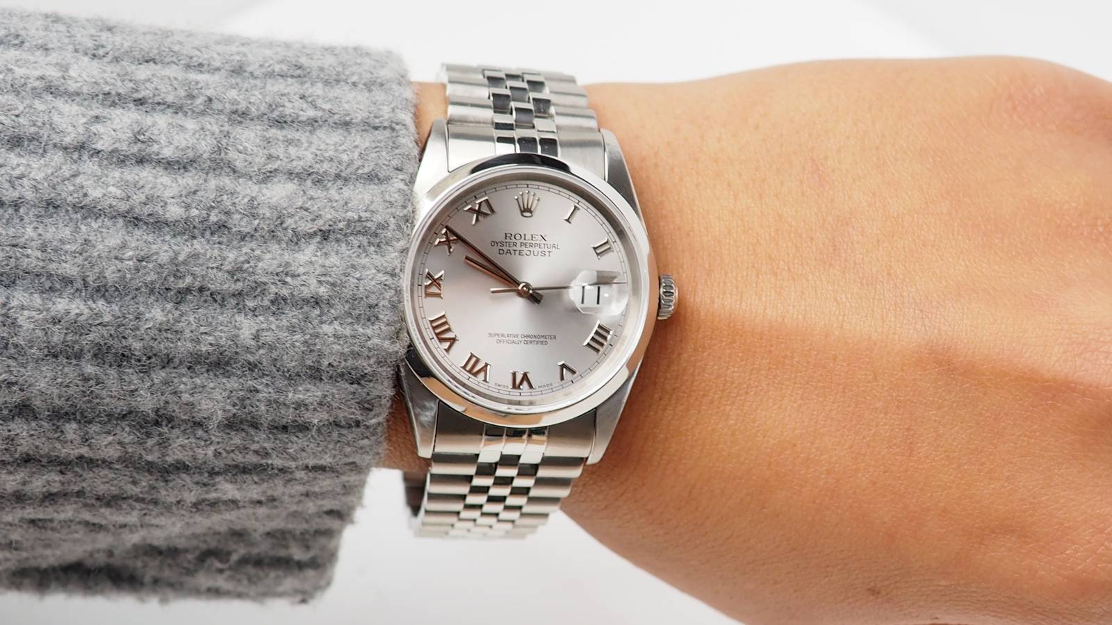 Rolex, Datejust 16220, Vintage 2002, Full Set