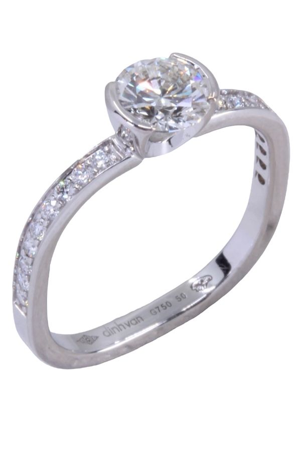 Dinh Van, "Flore" Solitaire Ring