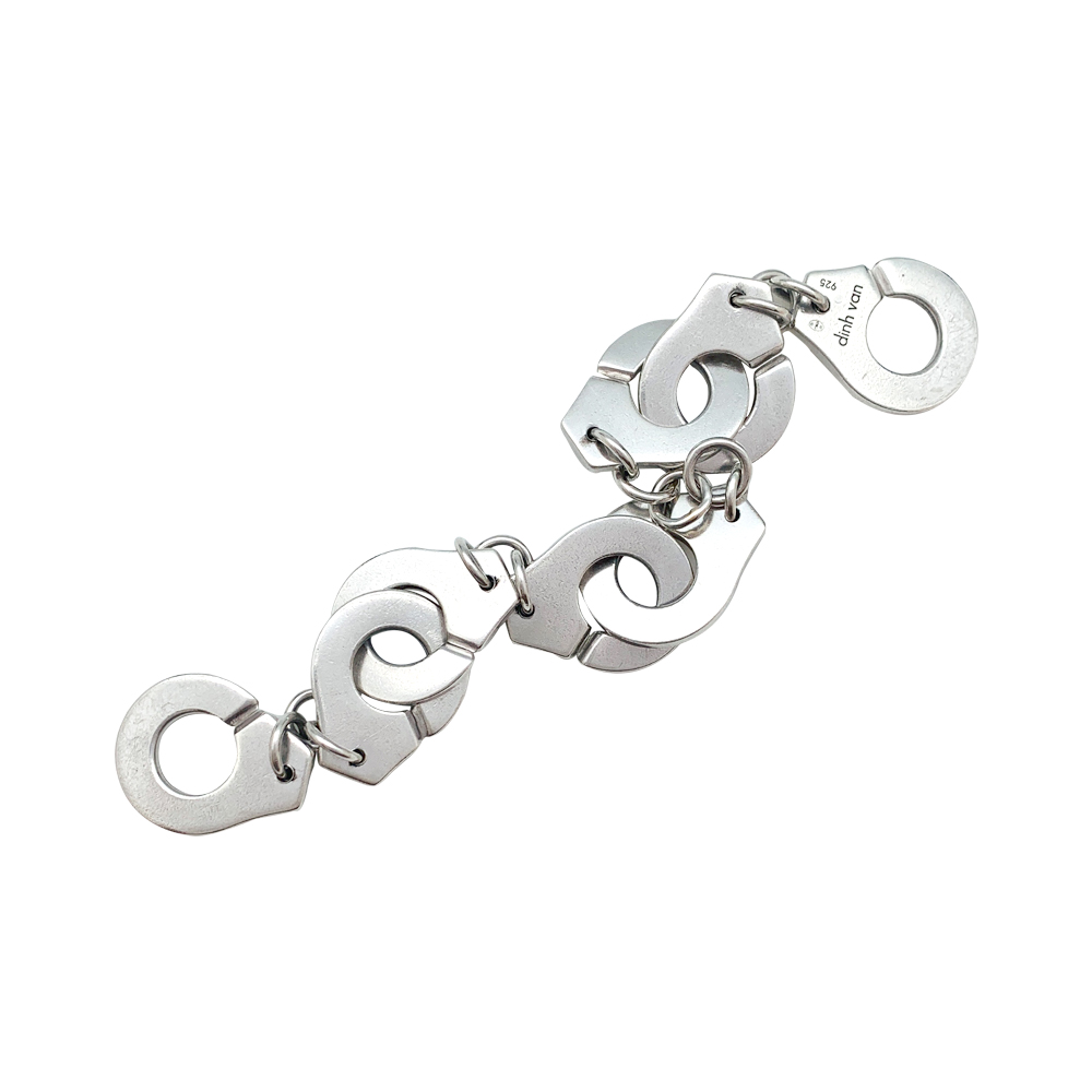Bracelet menottes en Argent 925 sur cordon en satin : Amazon.fr: Produits  Handmade