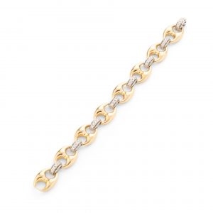 Bracelet Piaget en or jaune et diamants vintage